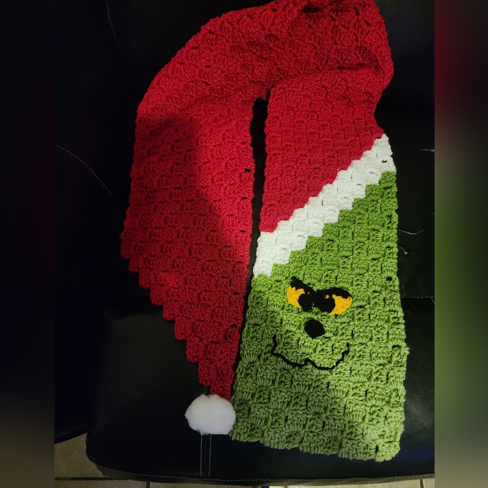 60 inch Grinch scarf
